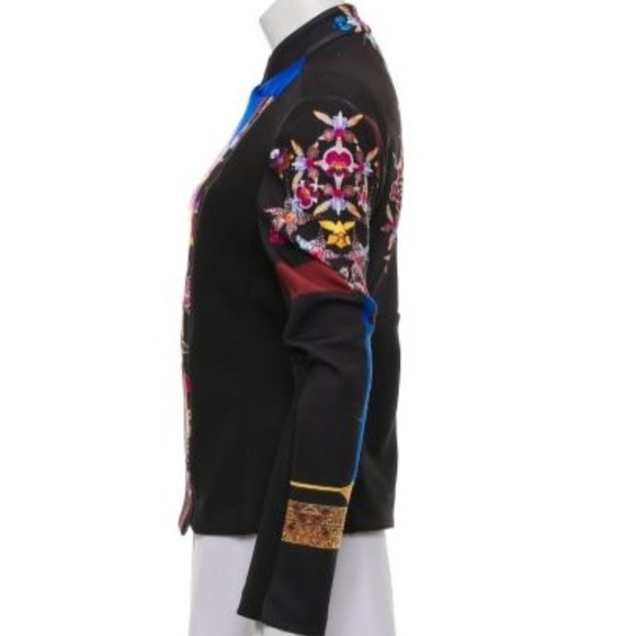 Clover Canyon neoprene floral moto jacket - Picture 3 of 8